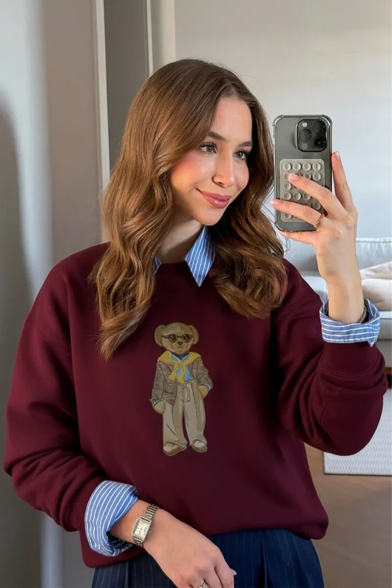 Women Oversize 3D Print Sweatshirt 0224