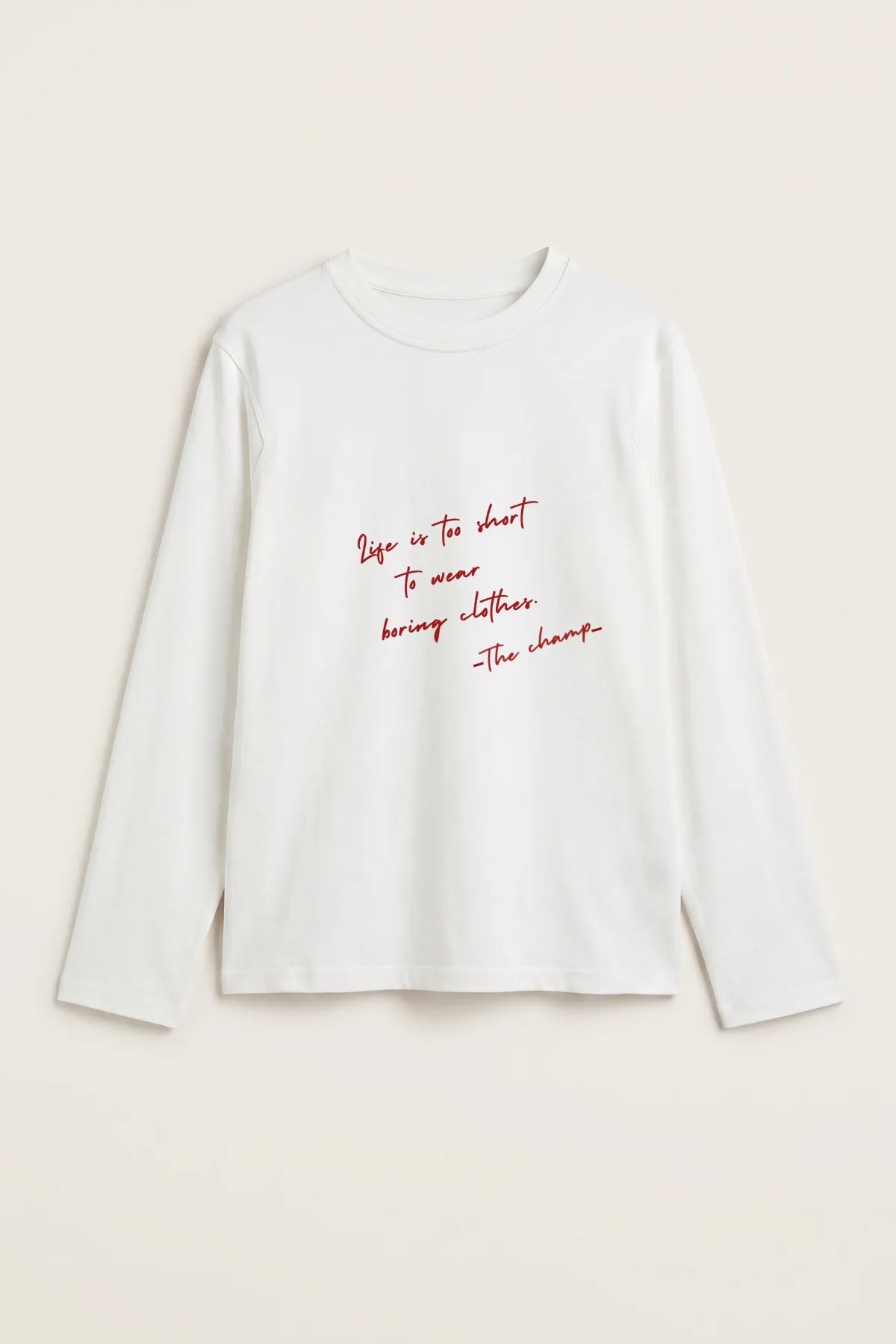 Women Boring Print Blouse — White