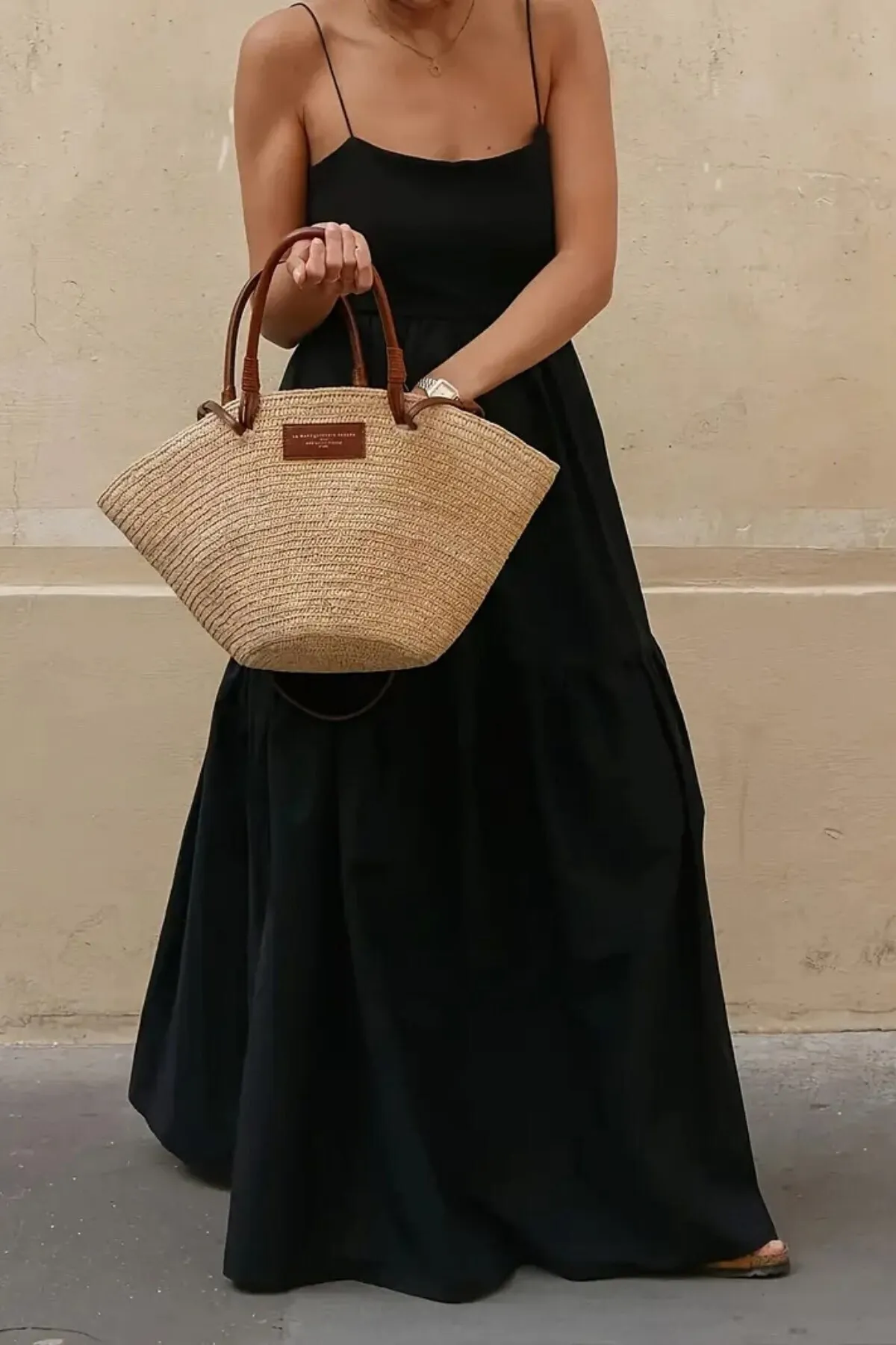 Women Maxi Dress — Black