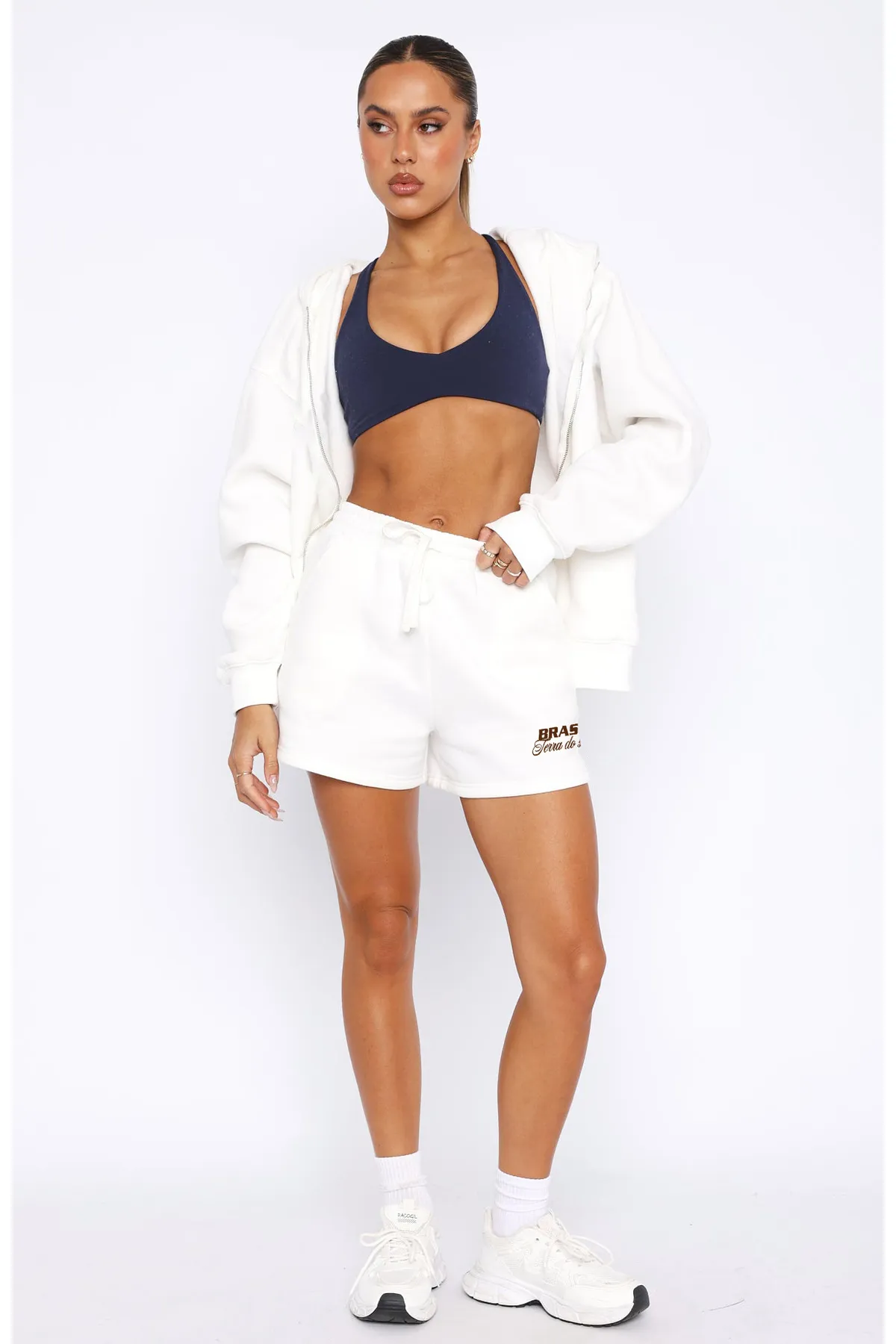 Women Shorts — White