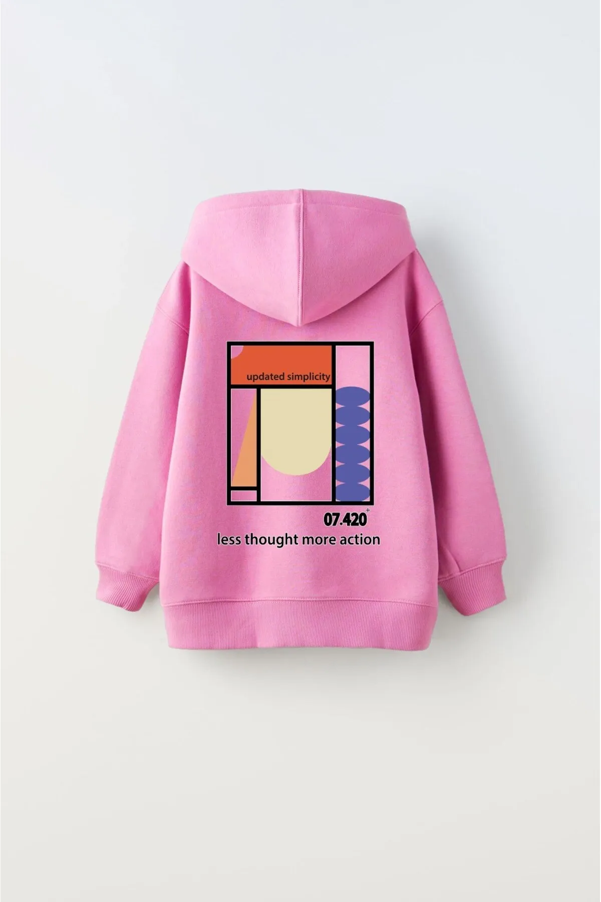 Kinder Oversize Updated Print Sweatshirt — Pink