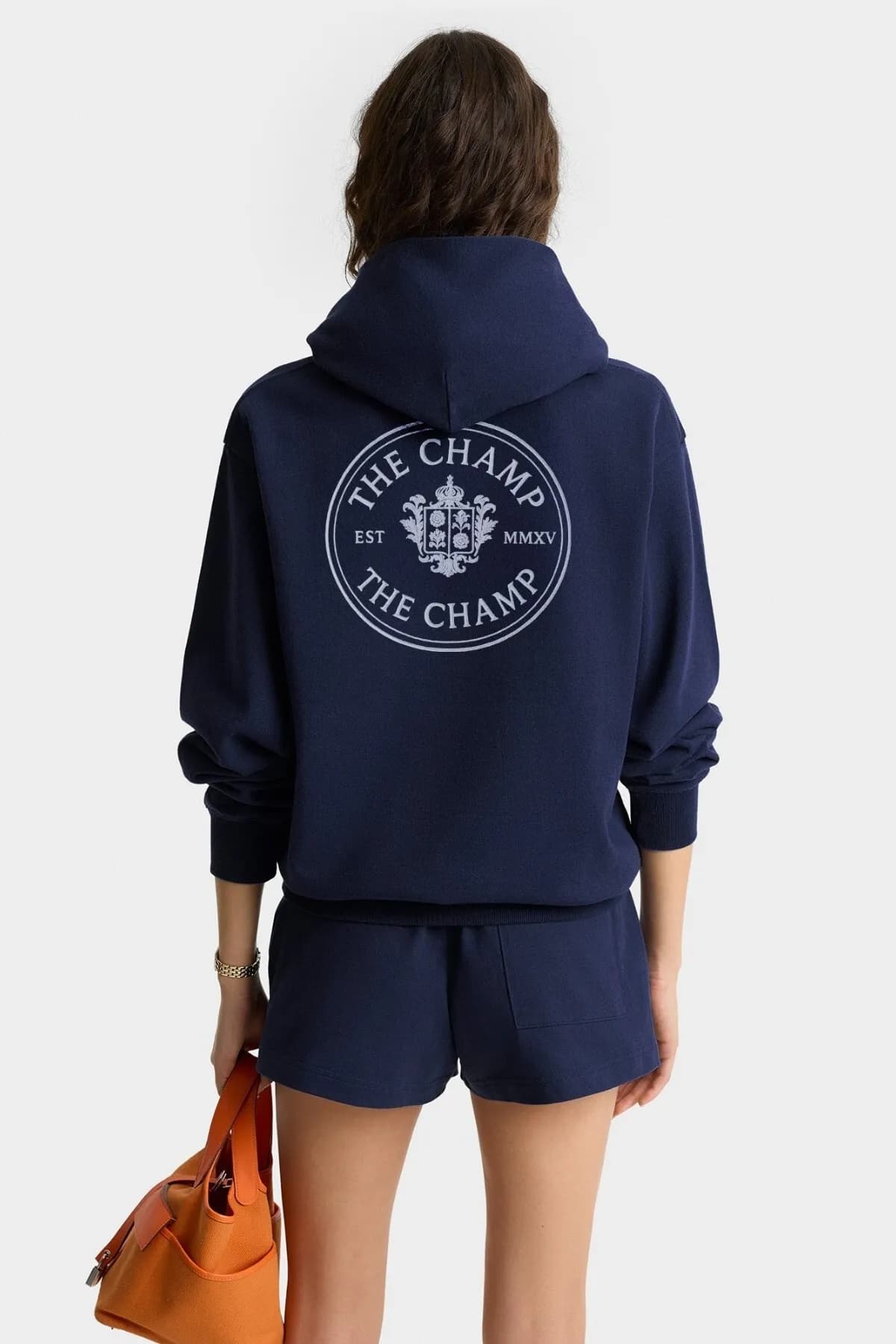 سويت شيرت للجنسين بقبعة — Navy