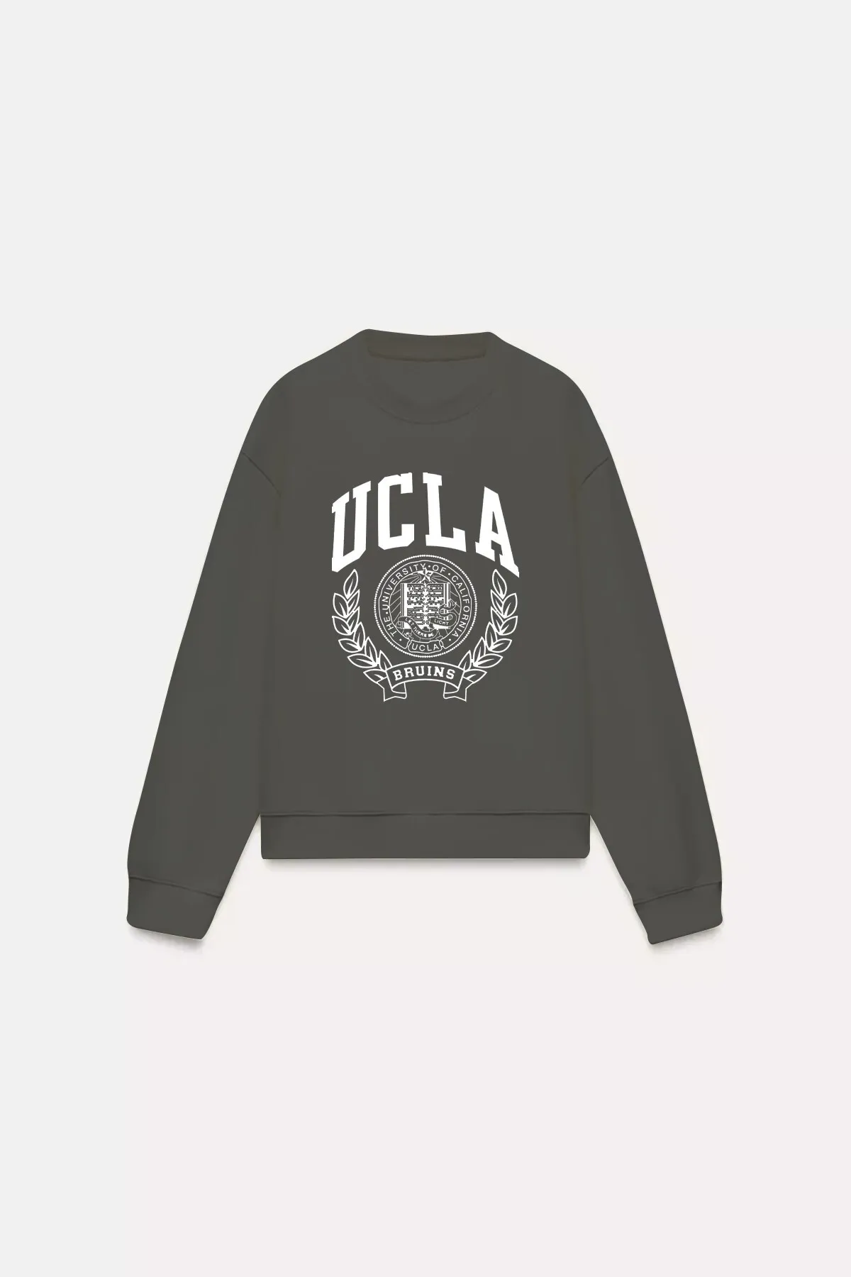 سويت شيرت للجنسين أوفرسايز بطبعة Ucla — Smoke Gray