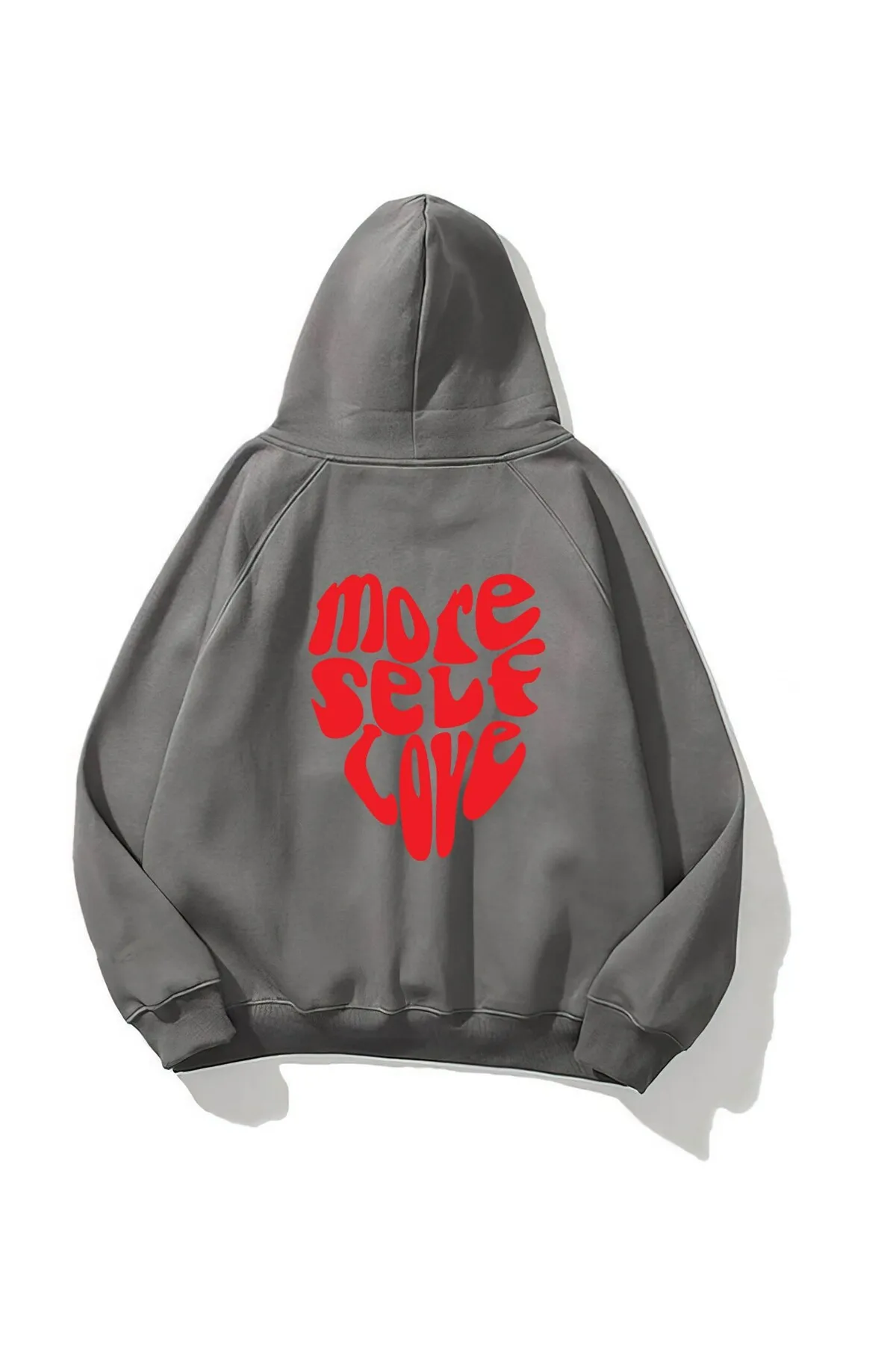 Unisex Oversize More Print Sweatshirt — Smoke Gray