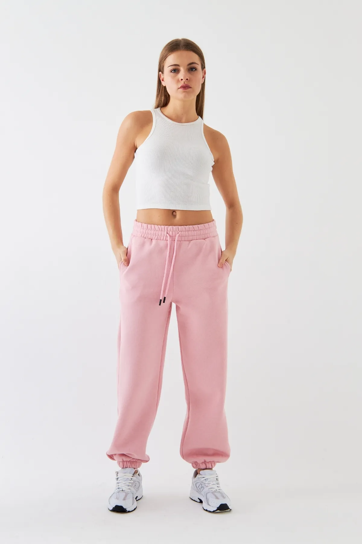 Unisex Oversize Sweatpants 0302 — Pink