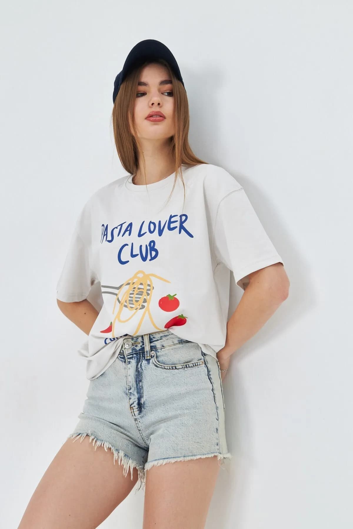 Damen Pasta Comfort T-Shirt — Cream
