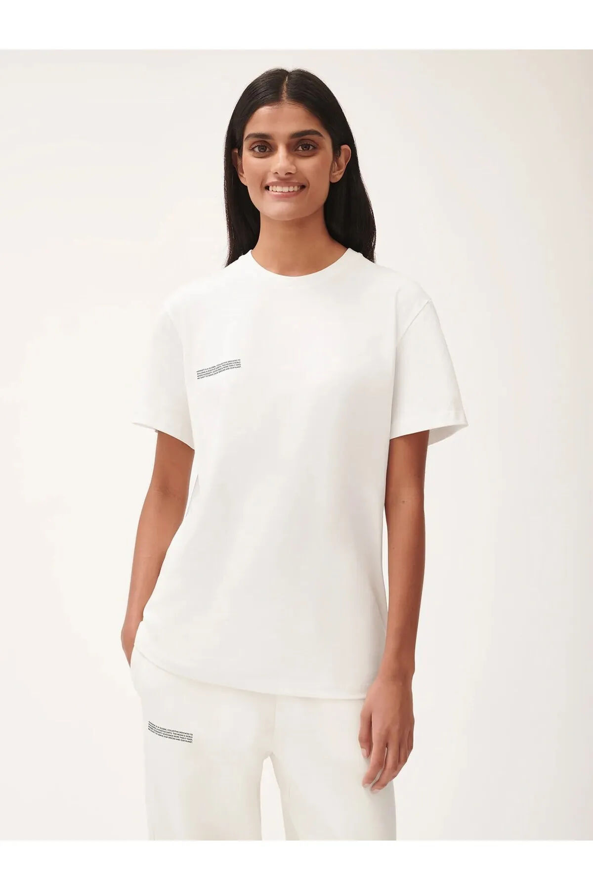 Kinder Oversize Nature Print T-Shirt — White
