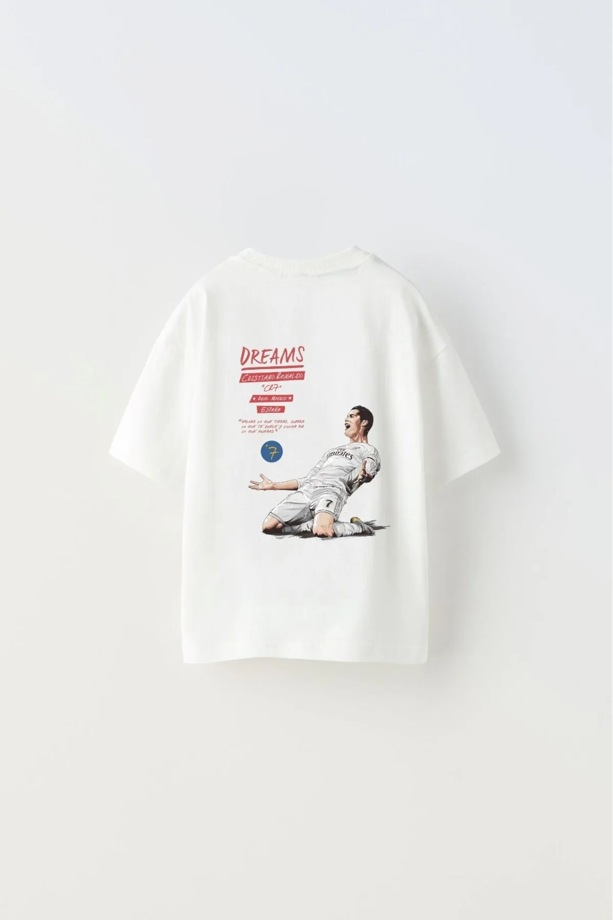 Kinder Bring Schriftzug-Print T-Shirt — White