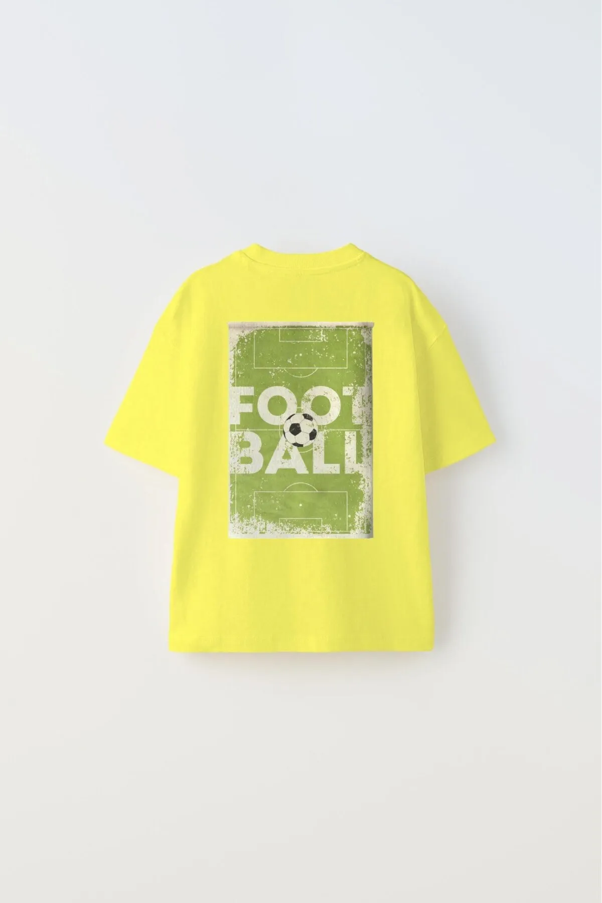 Kinder Believe Schriftzug-Print T-Shirt 0648 — Yellow