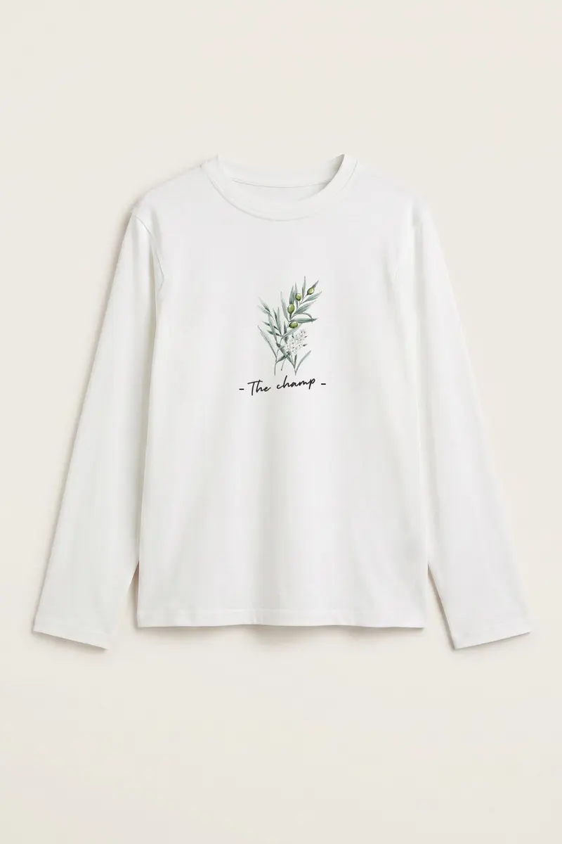 Women Olive Grace Print Blouse