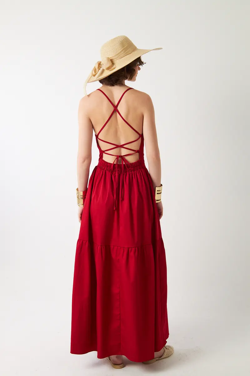Women Open Back Dress