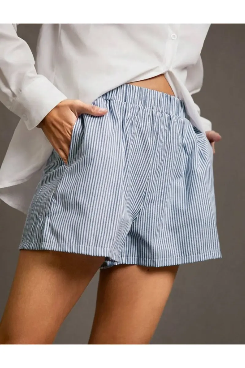 Women Striped Shorts