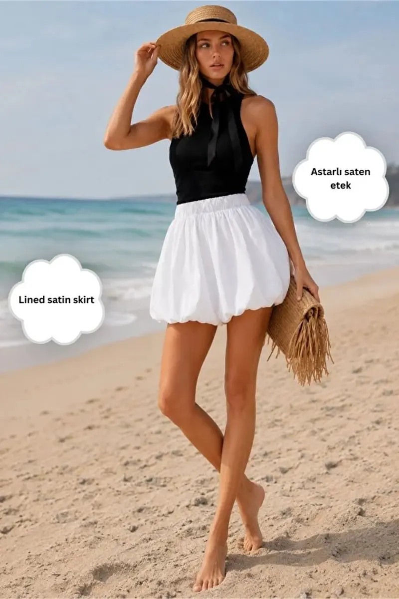 Women Luna Bubble Balloon Skirt
