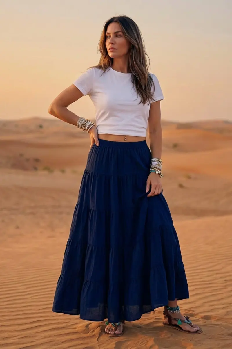 Women Midi Skirt