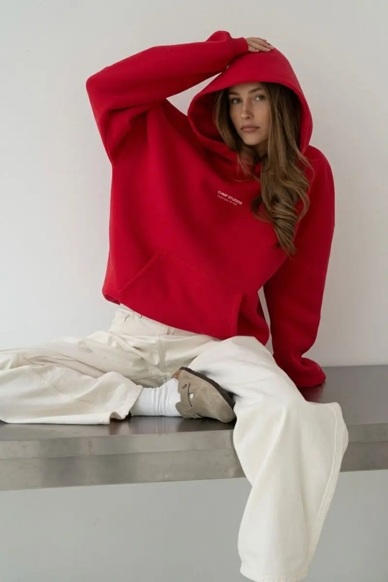 Women Oversize Print Sweatshirt